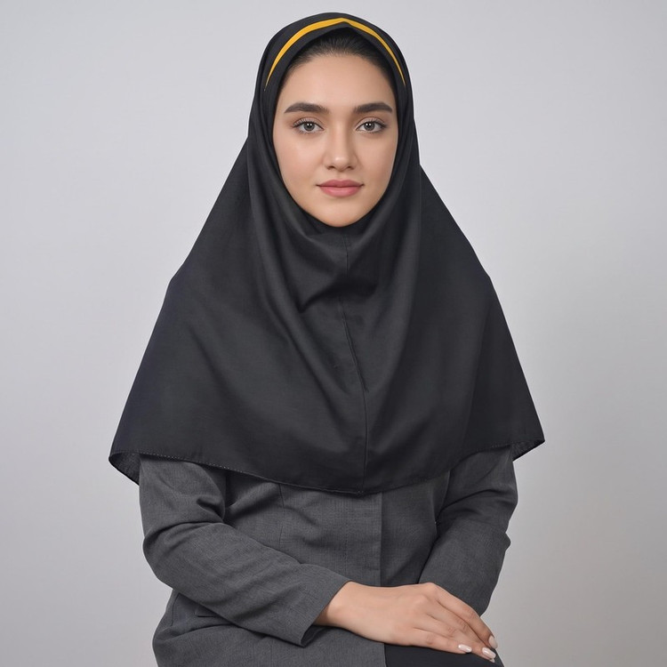 مقنعه مدل تل دار کد 90