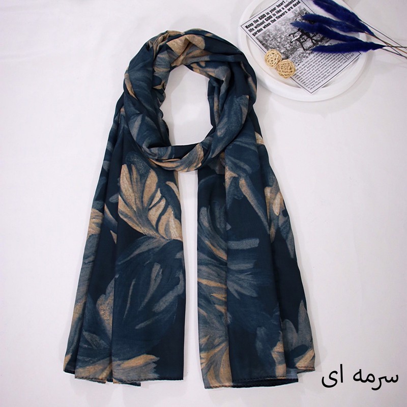 شال زنانه مدل نخی مزونی جدید آبرنگی کد ana-2602