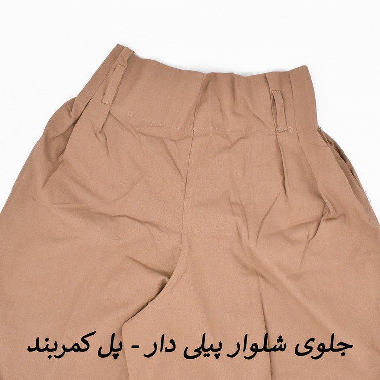دامن شلواری زنانه لینن مدل Aura کد M5940