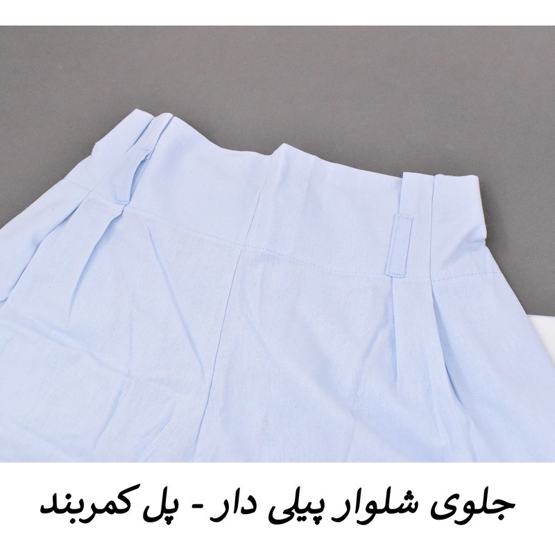 دامن شلواری زنانه لینن مدل Aura کد M5940