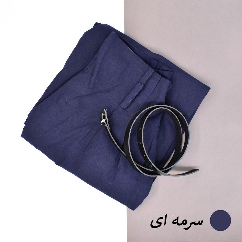 دامن شلواری زنانه لینن مدل Aura کد M5940