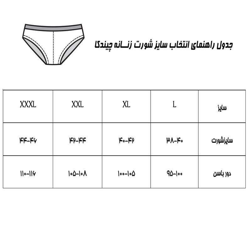 شورت زنانه چیندکا مدل پنبه ای کد 1006 مجموعه 6 عددی