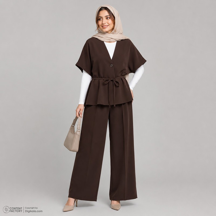 ست جلیقه و شلوار زنانه السانا مدل نینا کد 2577