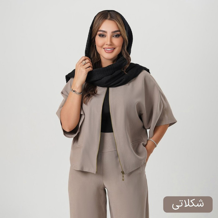 ست شومیز و شلوار زنانه السانا مدل آوانه کد 2698