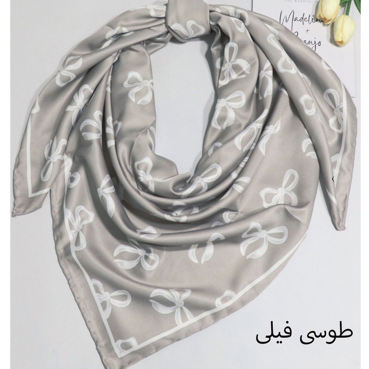 روسری زنانه مدل ابریشم توییل مجلسی محبوب کد ab458