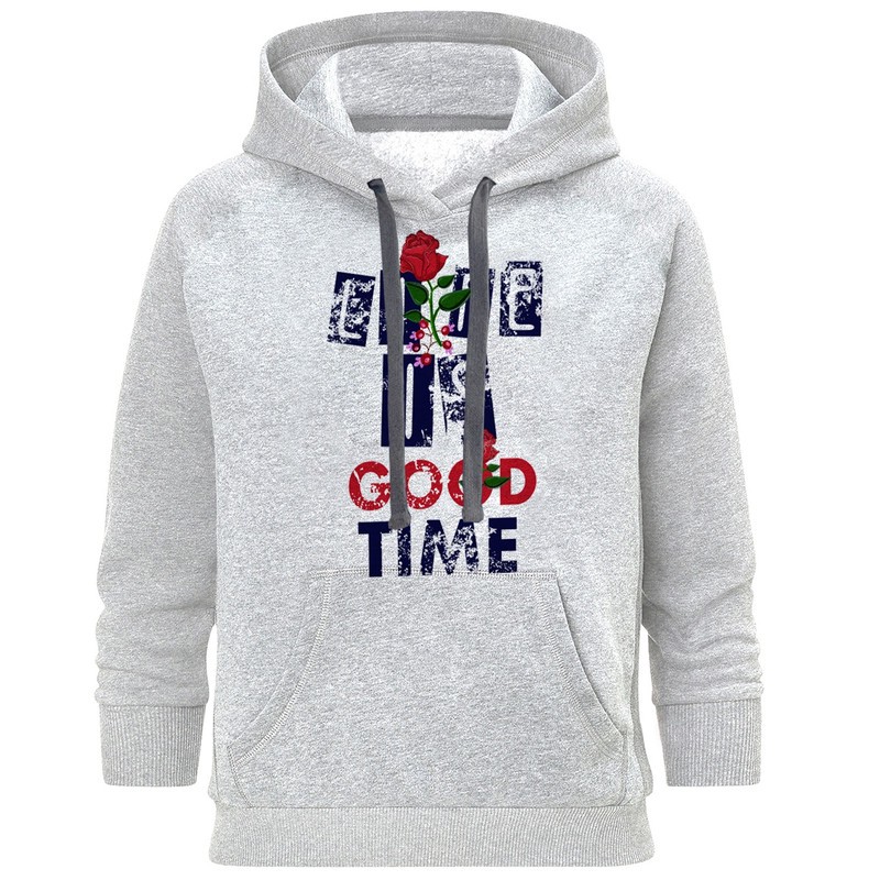 هودی مردانه طرح گل کد S208