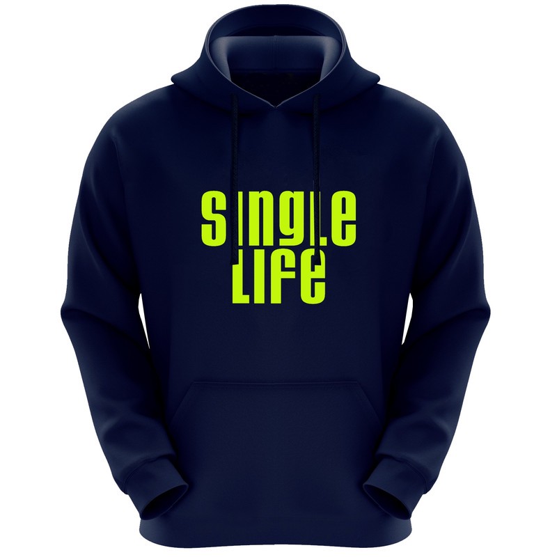 هودی مردانه طرح single life کد A06