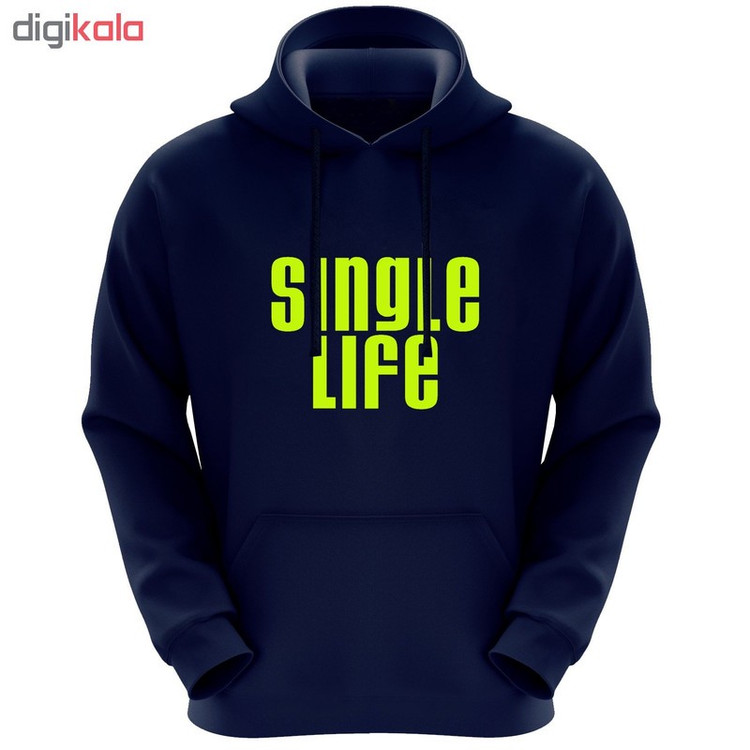 هودی مردانه طرح single life کد A06