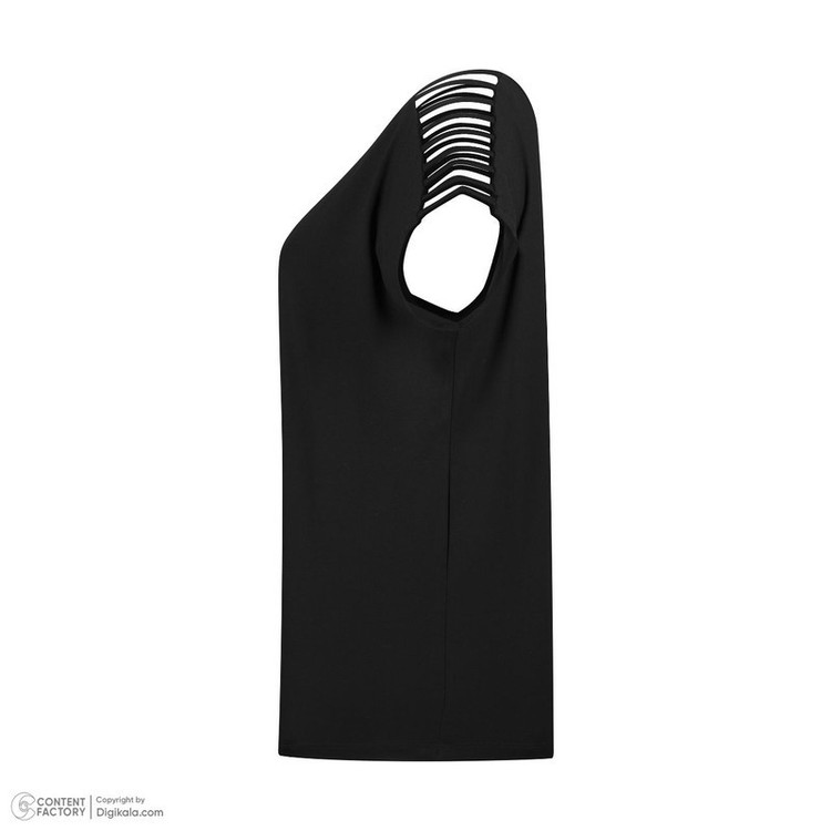 تی شرت آستین کوتاه زنانه مدل نواری