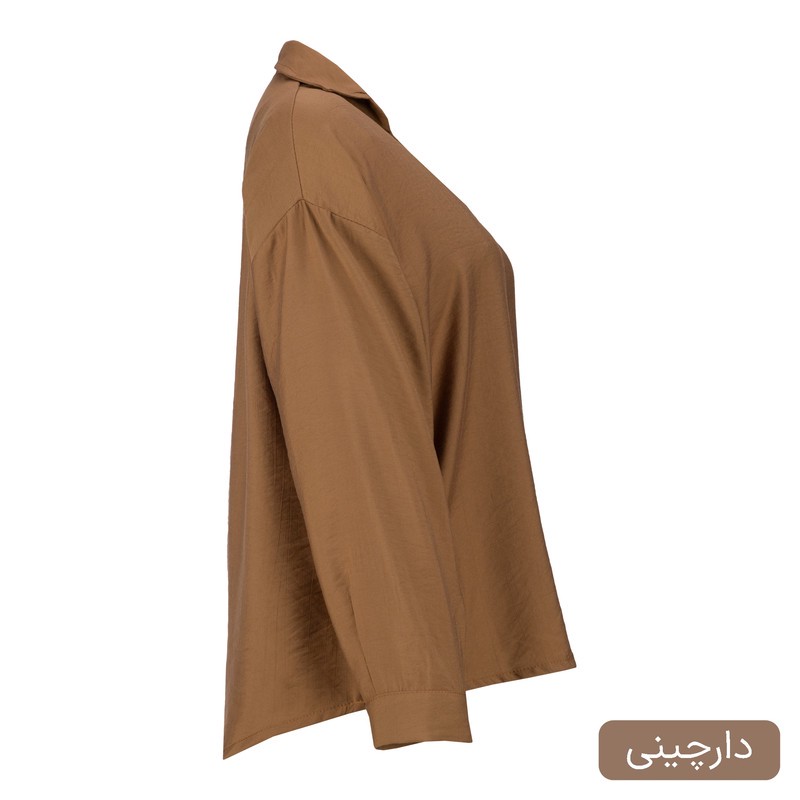 شومیز آستین بلند یقه هفت زنانه السانا مدل نوشان کد 2551