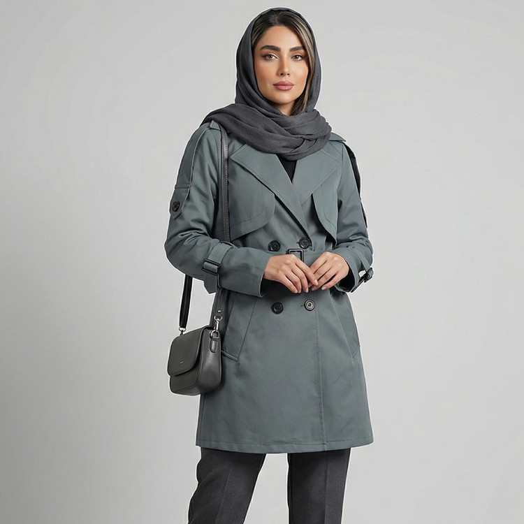بارانی زنانه السانا مدل نیکدل کد 2303