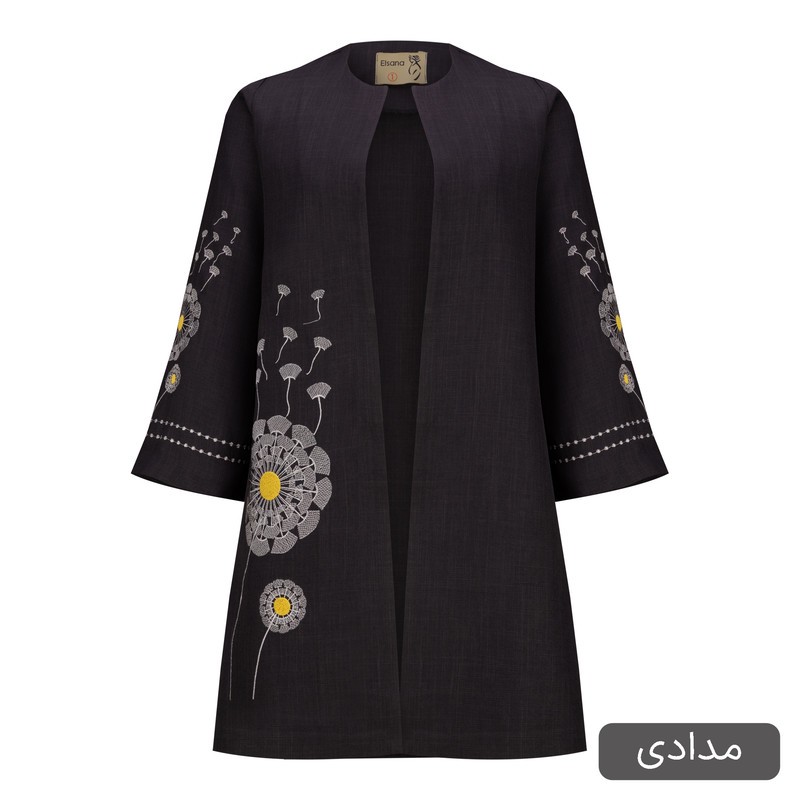 مانتو زیر زانو زنانه السانا مدل پریسان کد 2503