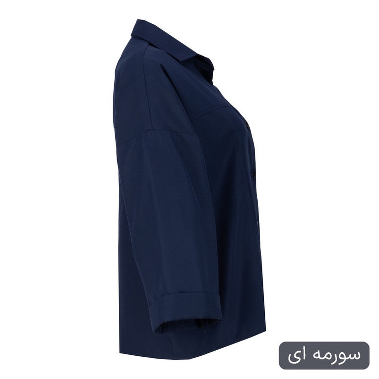 شومیز آستین بلند یقه برگردان زنانه السانا مدل پریهان کد 2571