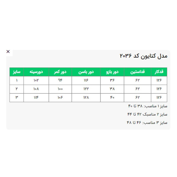 مانتو زنانه السانا مدل کتایون کد 203601