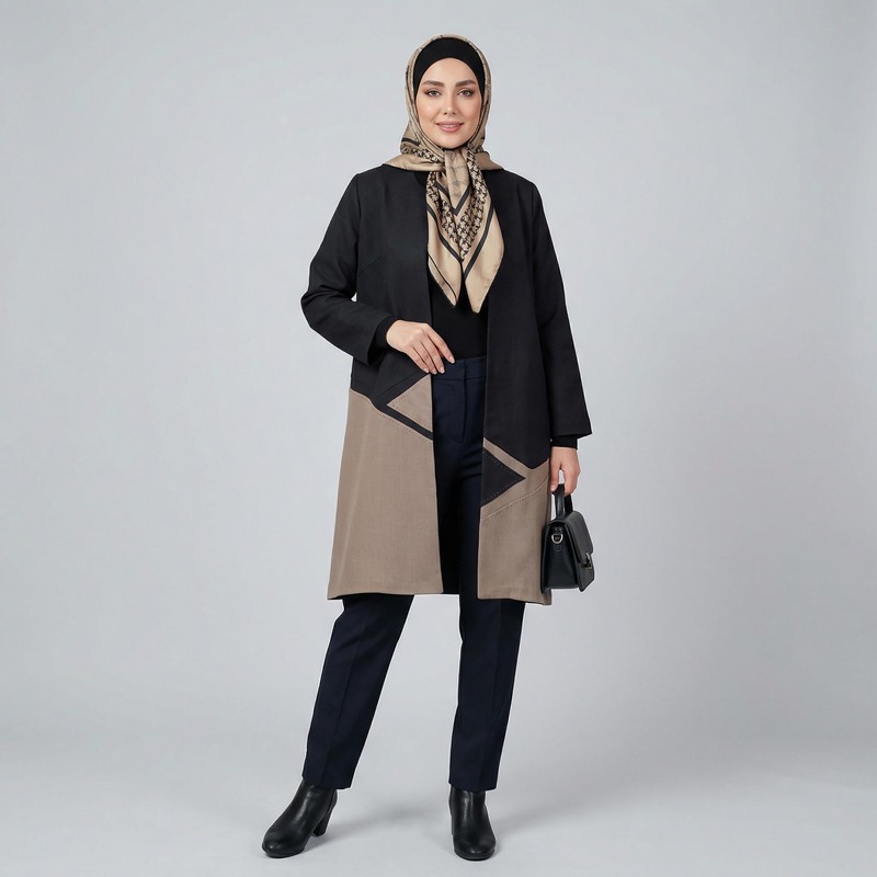 مانتو زنانه السانا مدل آرنوشا کد 216502