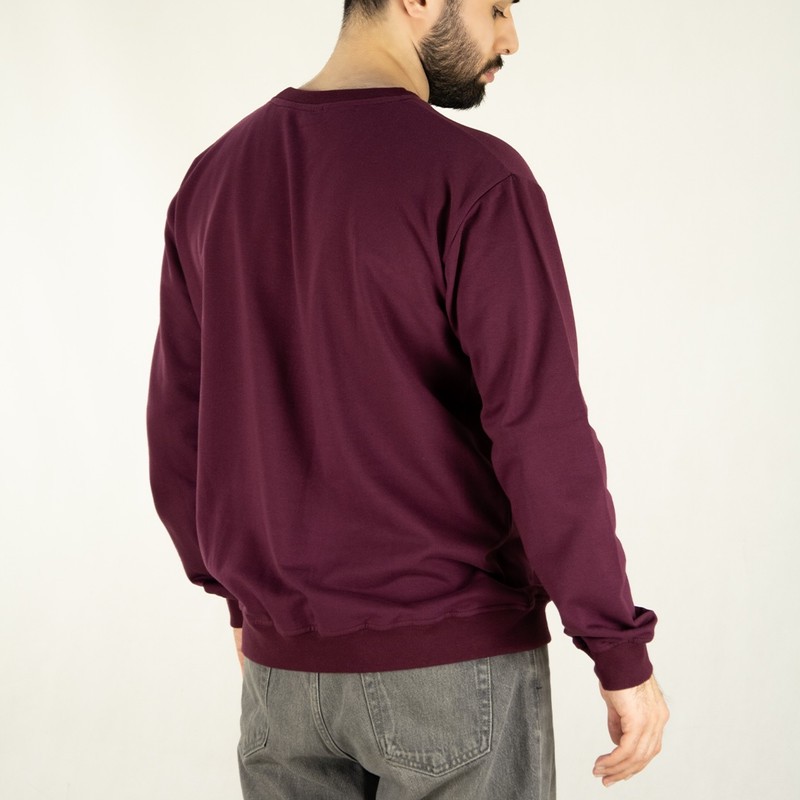 سویشرت مردانه بی نقش مدل دورس ساده کد BN204