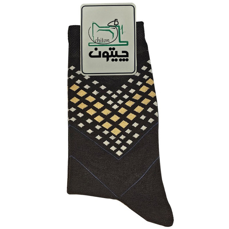 جوراب ساق بلند مردانه چیتون مدل CHT-03 بسته 3 عددی