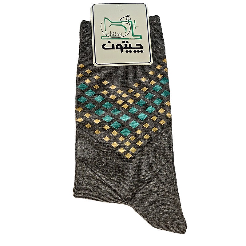 جوراب ساق بلند مردانه چیتون مدل CHT-03 بسته 3 عددی