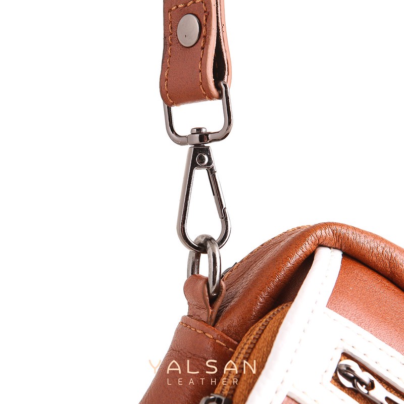 کیف رودوشی مردانه چرم یلسان مدل رهی کد 009-kchk-GF-02