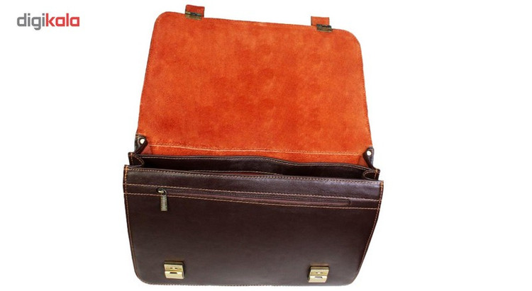کیف اداری چرم طبیعی چرم ناب مدل قفل مخفی کد 102