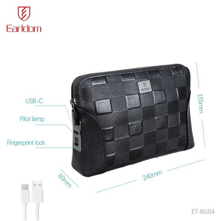 کیف دستی مردانه ارلدام مدل William Fingerprint