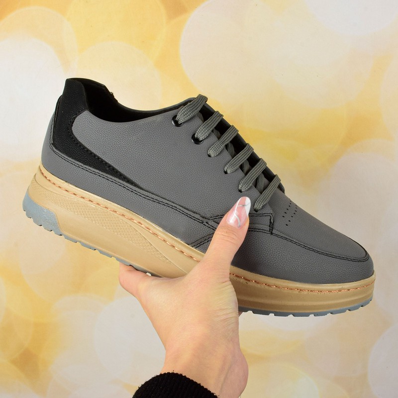 کفش روزمره مردانه مدل هوراد کد GRY.1968