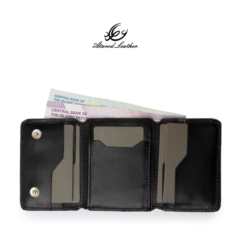 کیف پول چرم عطارد مدل چرم طبیعی کد K55