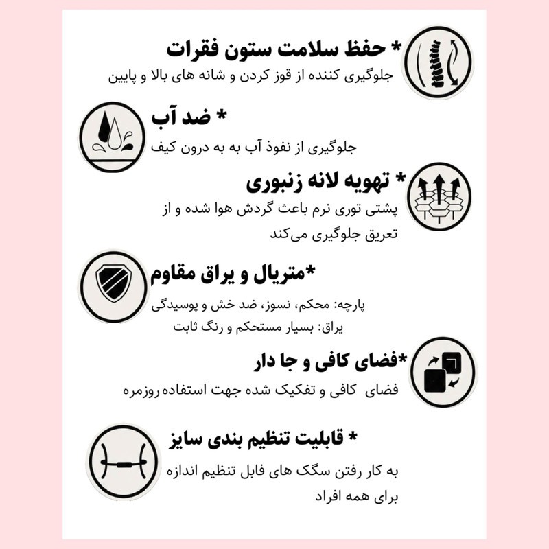 کوله پشتی پرزیدنت بلیزر مدل سه دکمه کد 4416