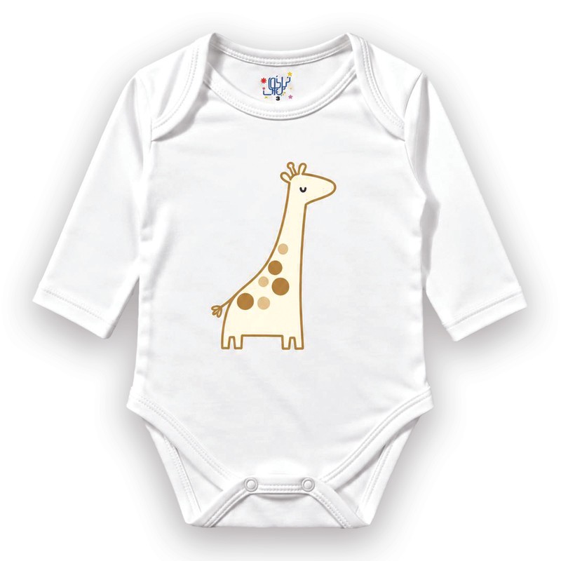 ست بادی و شلوار نوزادی نیل کوک مدل CUTIE GIRAFFE