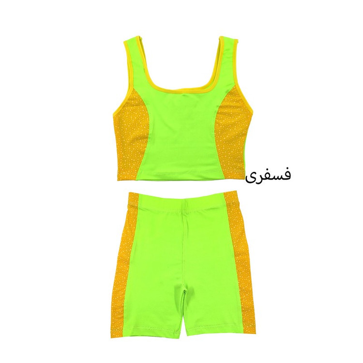 ست 2 تکه مایو دخترانه مدل 2142