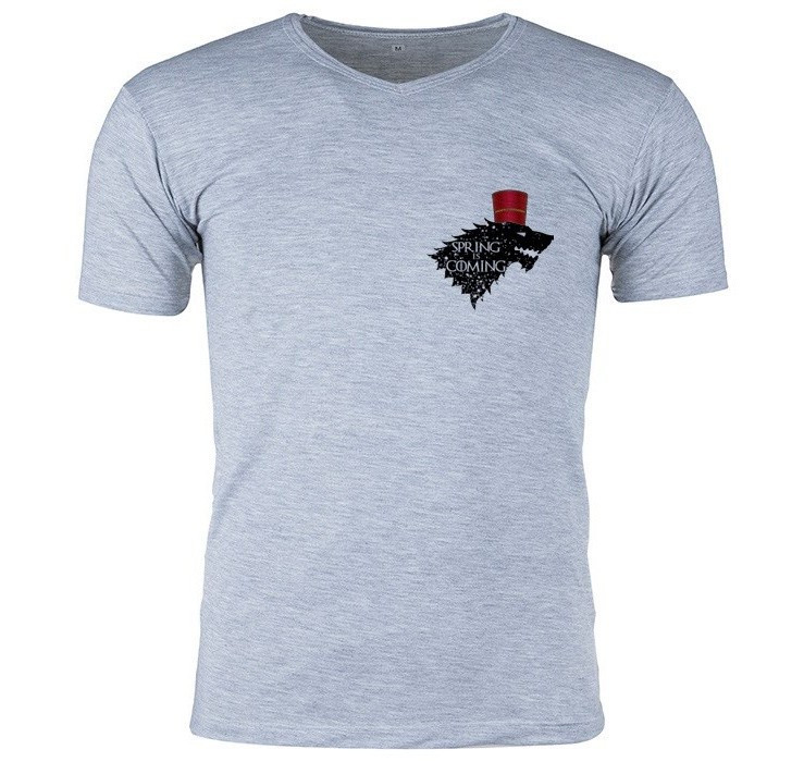 تی شرت مردانه گالری واو طرح Game of Thrones Spring is Coming-1 کد CT80204Z