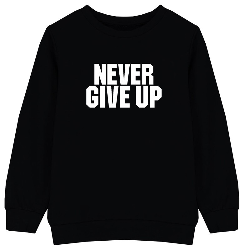 سویشرت مردانه مدل never give up A102