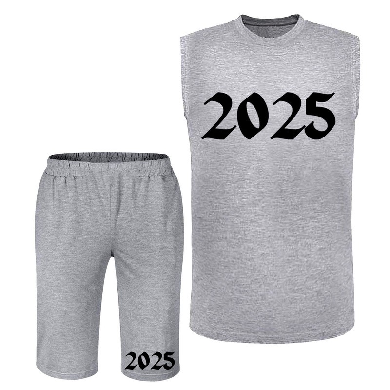 ست تاپ و شلوارک مردانه مدل 2025 A327