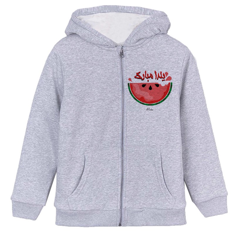 سویشرت پسرانه مدل یلدا مبارک W68