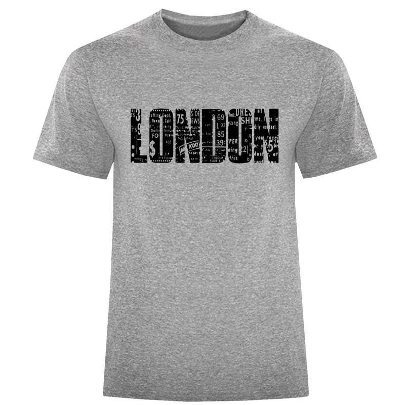 تیشرت آستین کوتاه مردانه مدل London F821