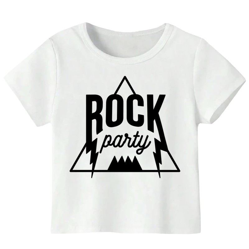 تی شرت آستین کوتاه پسرانه مدل WS151 ROCK