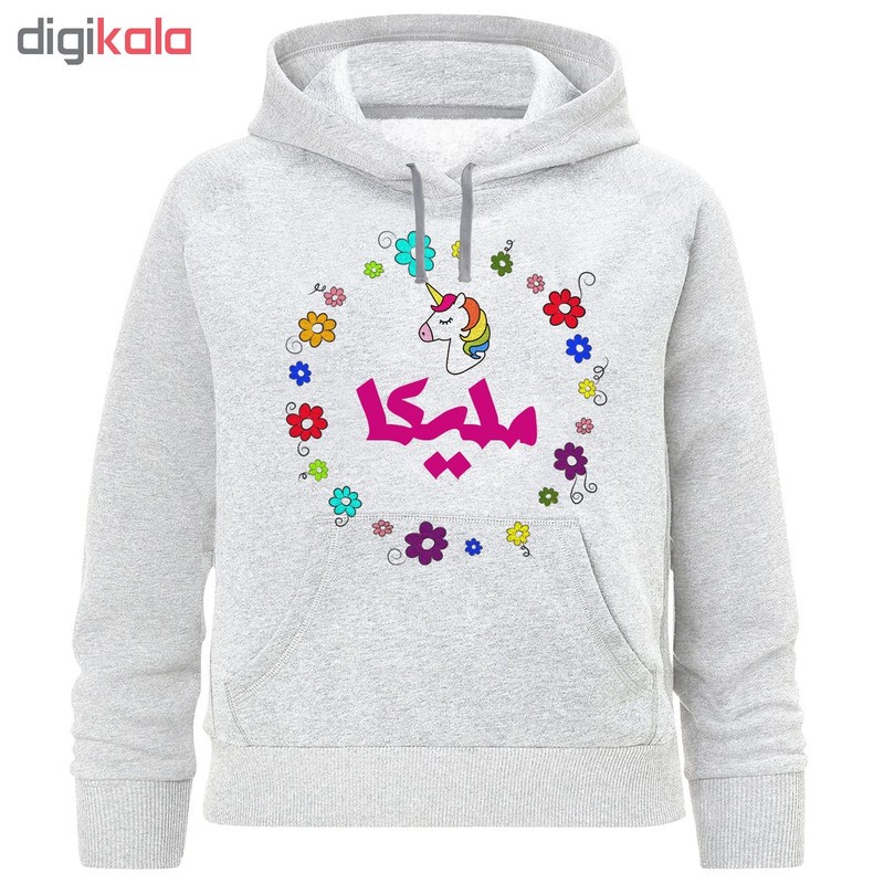 هودی دخترانه طرح ملیکا کد F186