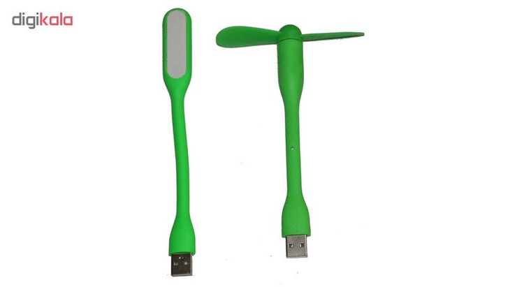 پنکه همراه ریمکس Mini USB مدلMb68 به همراه چراغ ال ای دی