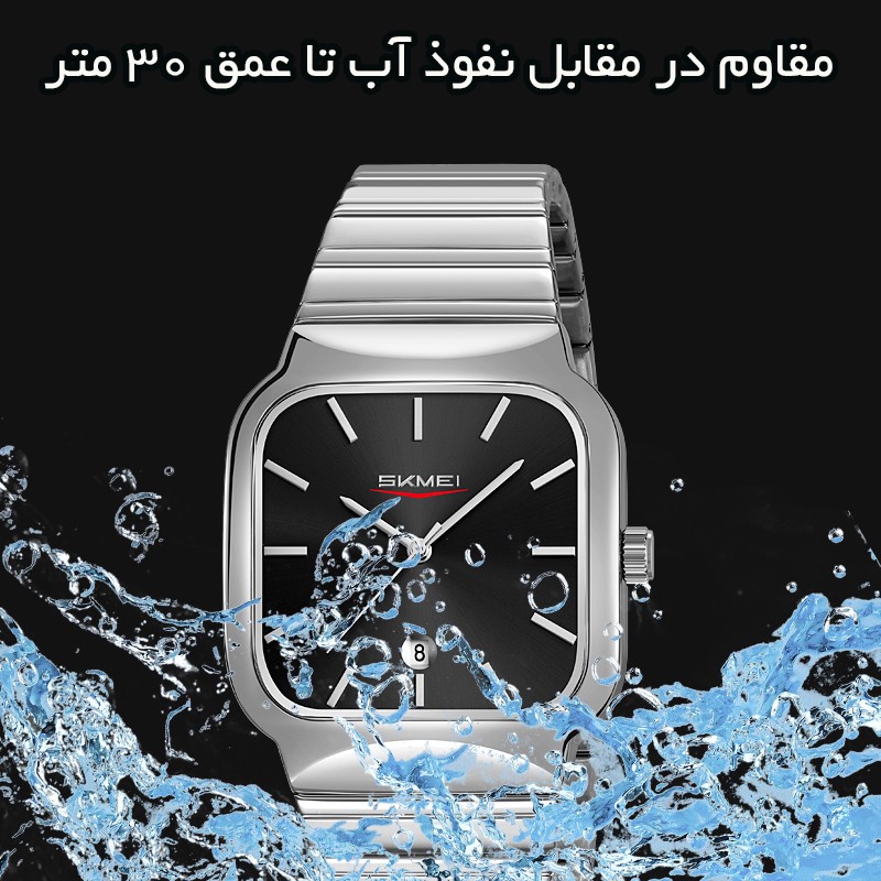 ساعت مچی عقربهای کوارتز مردانه اسکمی مدل 9361 SIBK
