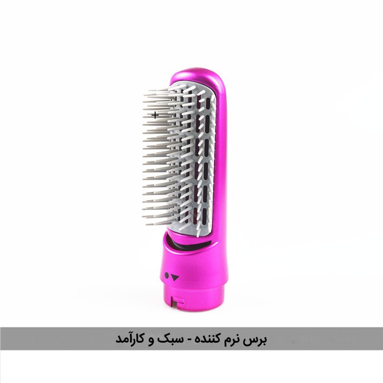 سشوار برسدار حالتدهنده مدل TP-5+1 با توان 5000 وات، موتور AC، تنظیم دما در سه حالت، دارای 5 سری برای فرکنندگی، صافکنن...