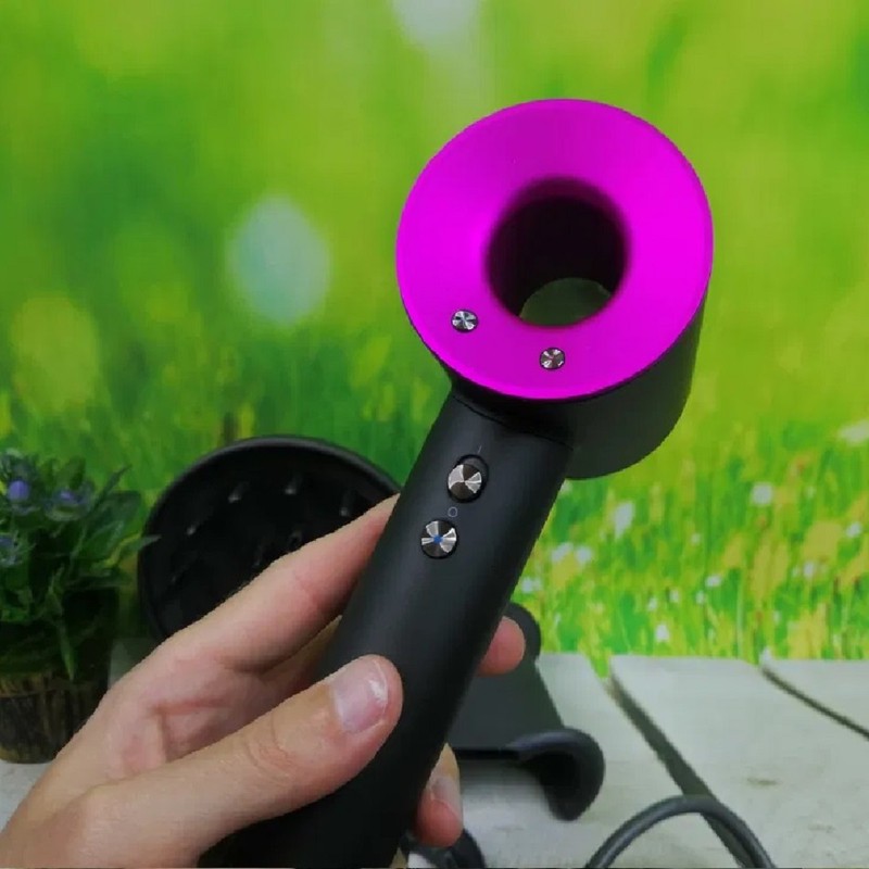 سشوار حرفهای 1600 وات super hair dryer، موتور AC، وزن 160 گرم، المنت سرامیک تورمالین، دارای سری دیسپانسر، متمرکزکننده...