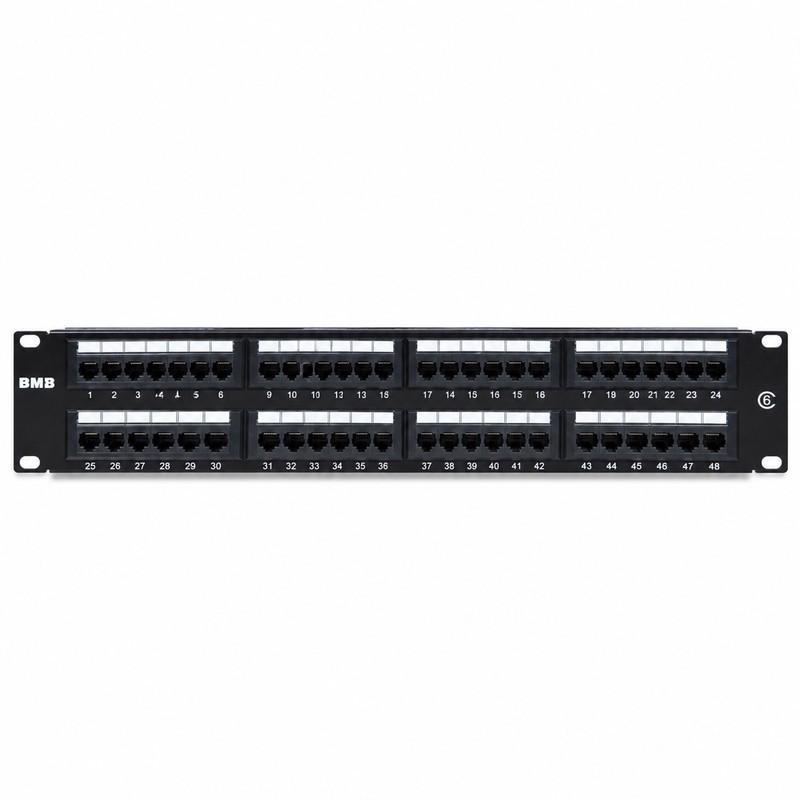 پچ پنل پورت بی ام بی مدل Cat5 48 port