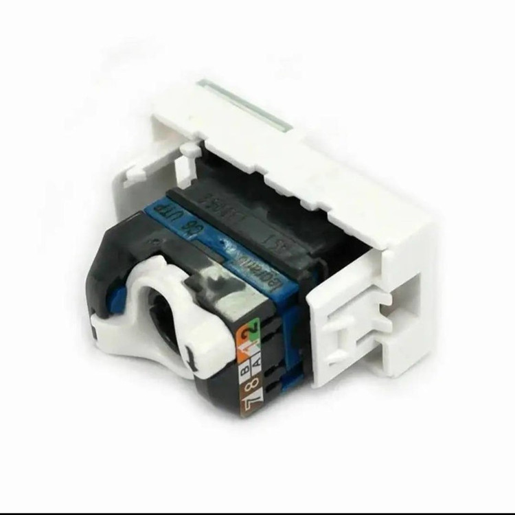 کیستون شبکه Cat6 لگرند مدل باریک بسته 10 عددی