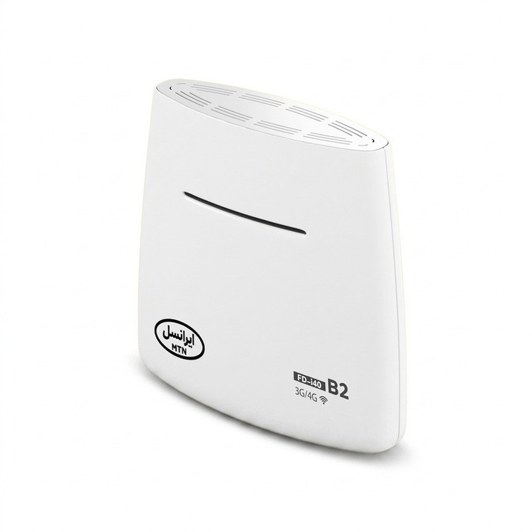 مودم همراه ایرانسل مدل FD-i40 B2 بیسیم 4G با پشتیبانی 32 کاربر، درگاه LAN، قابلیت استفاده خانگی و اداری، منبع انرژی آ...