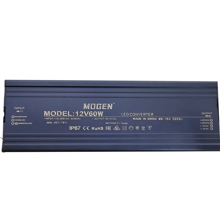 منبع تغذیه 12 ولت موگن مدل 12V60W