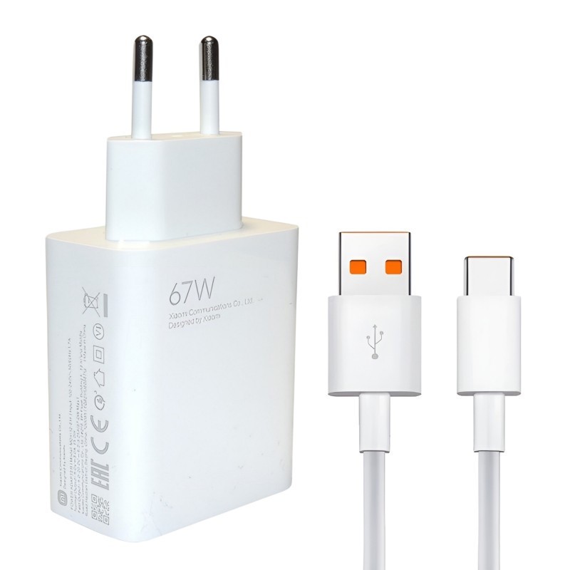 آداپتور شارژر مدل MDY-12-EH به همراه کابل تبدیل USB-C