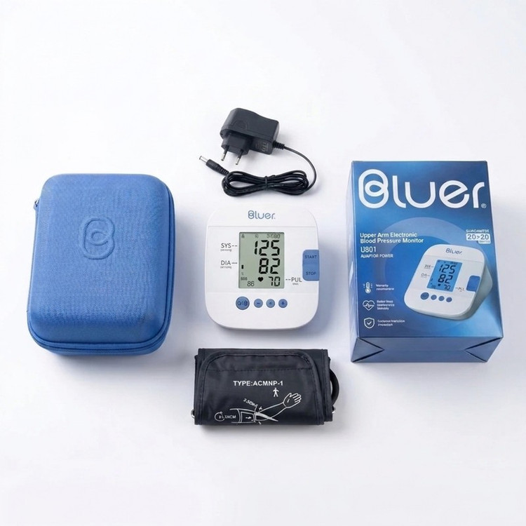 فشارسنج بازویی دیجیتال بلوئر Urion U80I آداپتور دار با منبع انرژی برق و باتری، اعلان صوتی فارسی، نمایش وضعیت باتری و ...