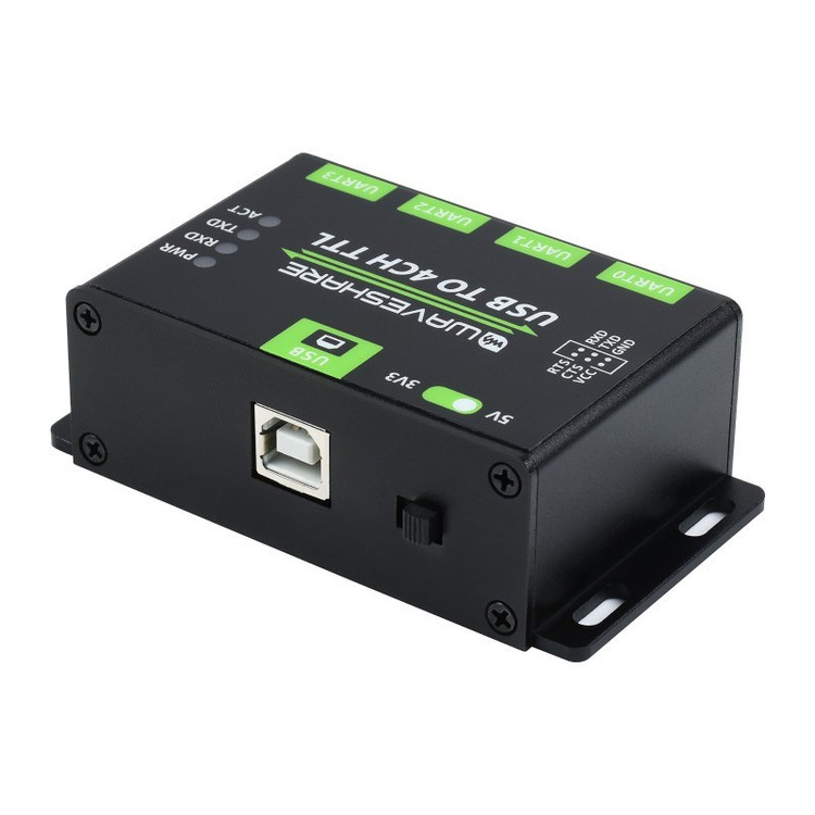 مبدل صنعتی USB به UART ویوشیر مدل USB TO 4CH TTL