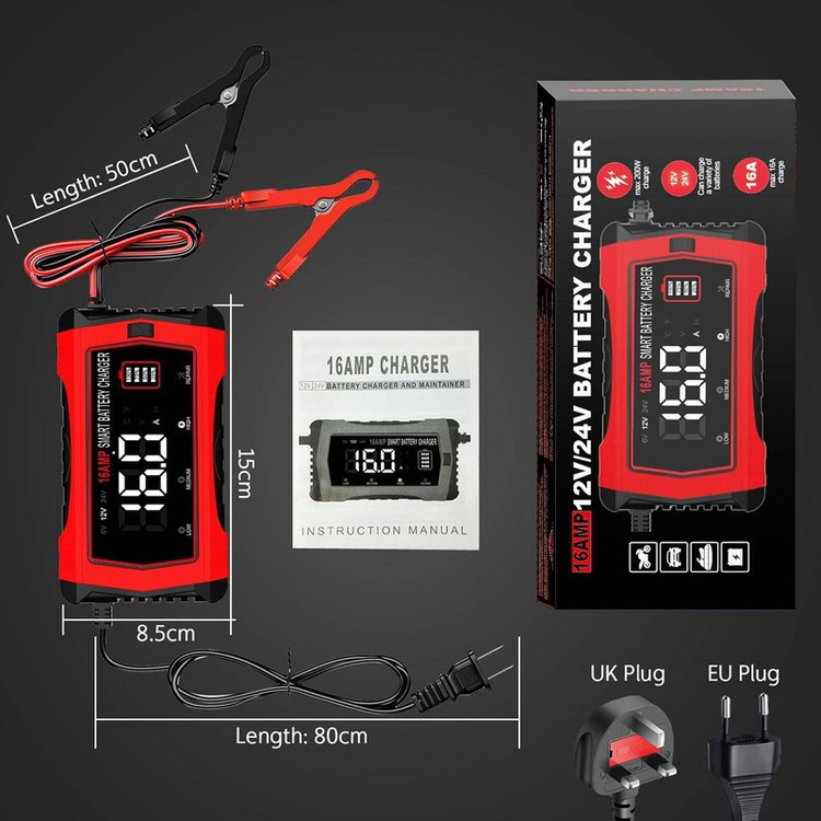 شارژر باتری خودرو مدل 16AMP