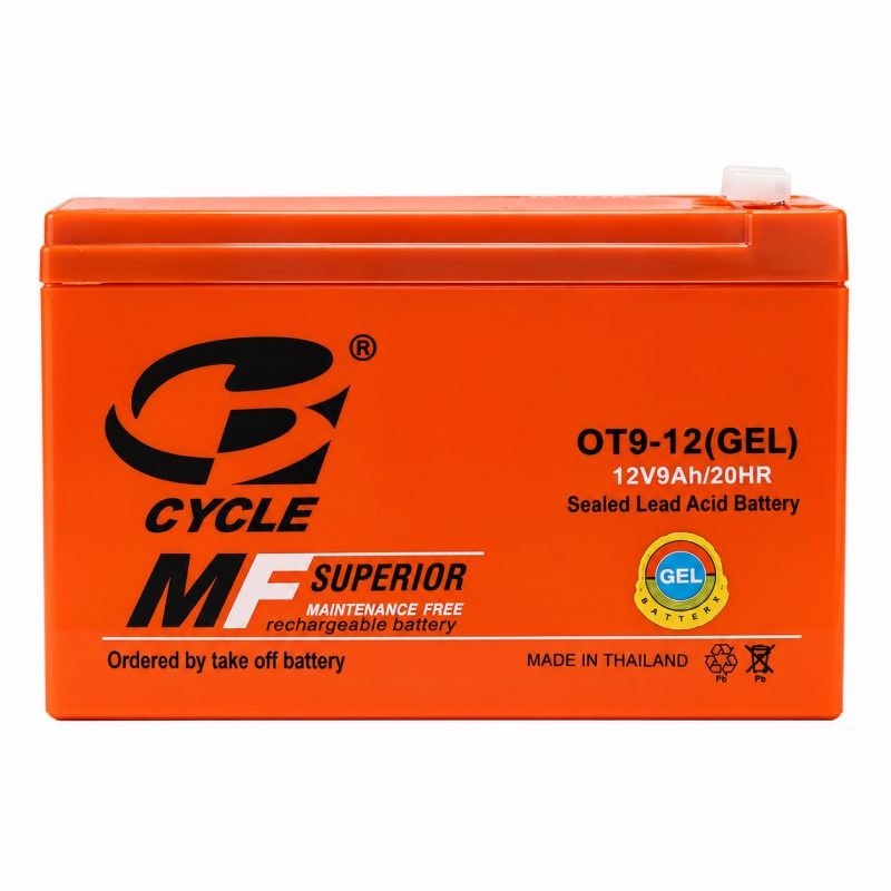 باتری یو اس پی با ولتاژ 12 ولت و شدت جریان 9 آمپر سایکل مدل MO12-9.0 12V 9Ah